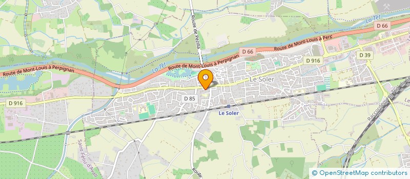 localisation de l'entreprise MADAME JOSETTE SICRE  LE SOLER