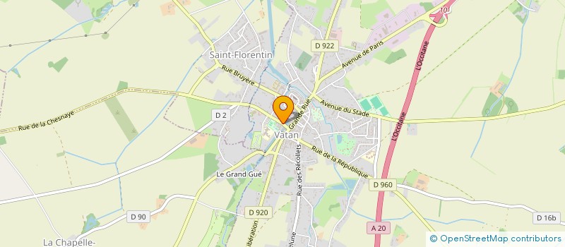 localisation de l'entreprise MADAME JOSETTE SOURIOUX à VATAN