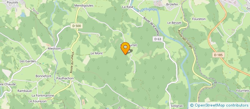 localisation de l'entreprise MADAME JOSETTE SOUVIGNET à TENCE