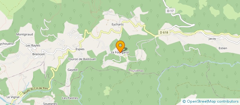 localisation de l'entreprise MADAME JOSETTE SUBRA à BOUSSENAC