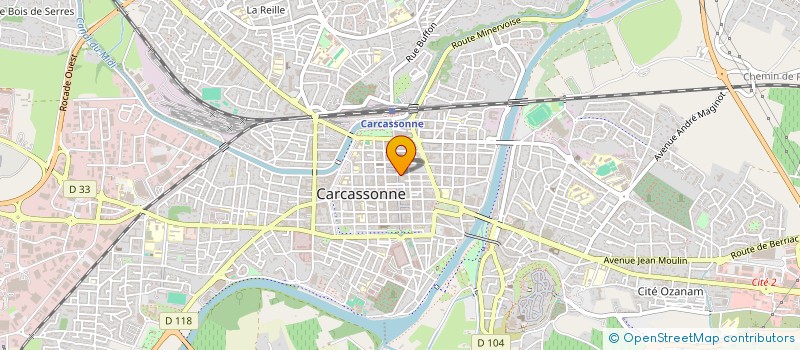 localisation de l'entreprise MADAME JOSETTE SUNE à CARCASSONNE
