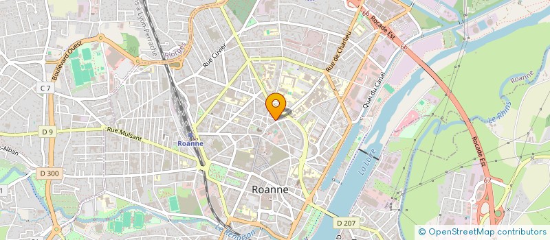 localisation de l'entreprise MADAME JOSETTE TABARDEL  ROANNE