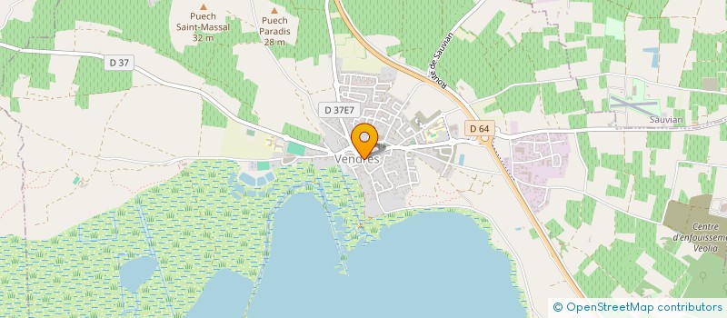 localisation de l'entreprise MADAME JOSETTE TABARIE  VENDRES