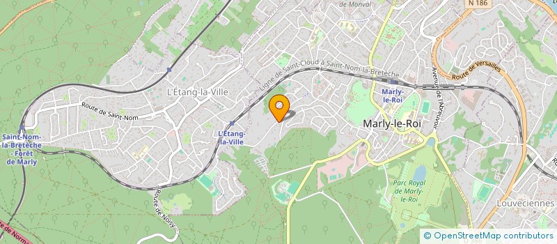 localisation de l'entreprise MADAME JOSETTE TALLEC  MARLY-LE-ROI