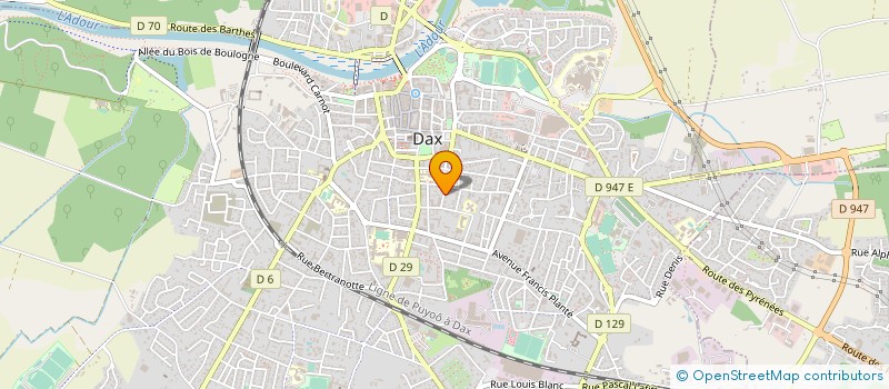 localisation de l'entreprise MADAME JOSETTE TAUZIA  DAX