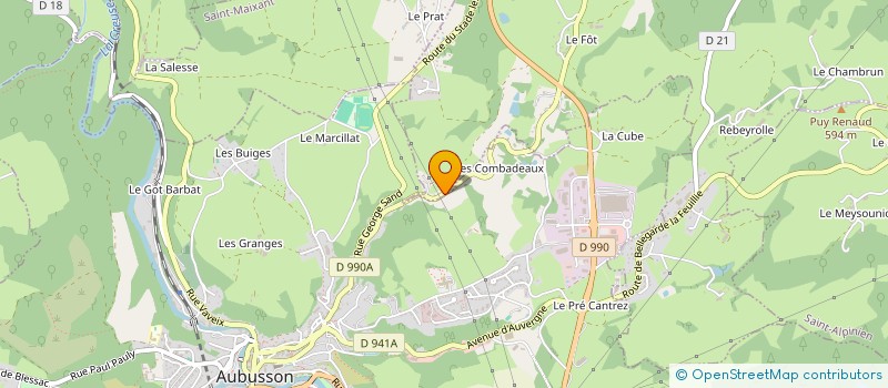 localisation de l'entreprise MADAME JOSETTE THARREAU  NEOUX