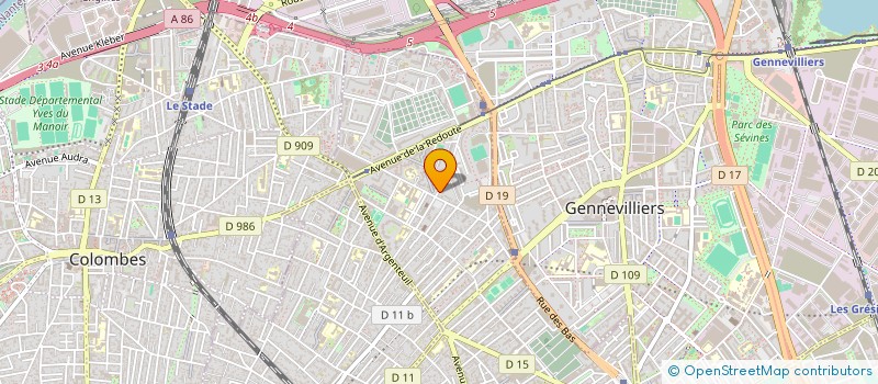 localisation de l'entreprise MADAME JOSETTE THEILOT à ASNIERES-SUR-SEINE