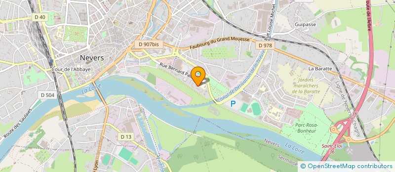 localisation de l'entreprise MADAME JOSETTE THEUREAU à NEVERS