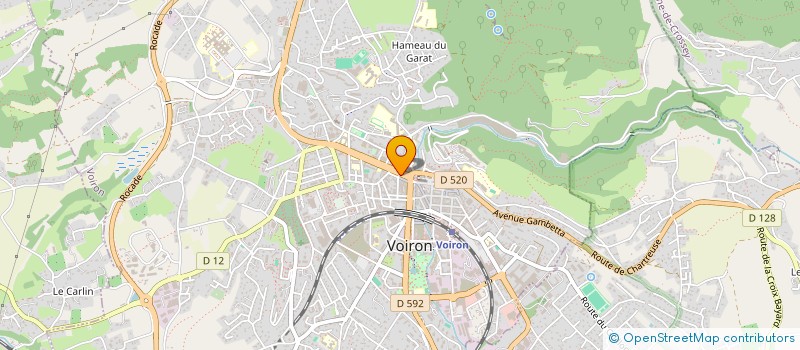 localisation de l'entreprise MADAME JOSETTE THIBAUD à VOIRON