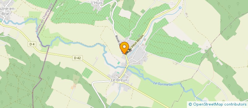 localisation de l'entreprise MADAME JOSETTE TOUBART à LE BREUIL