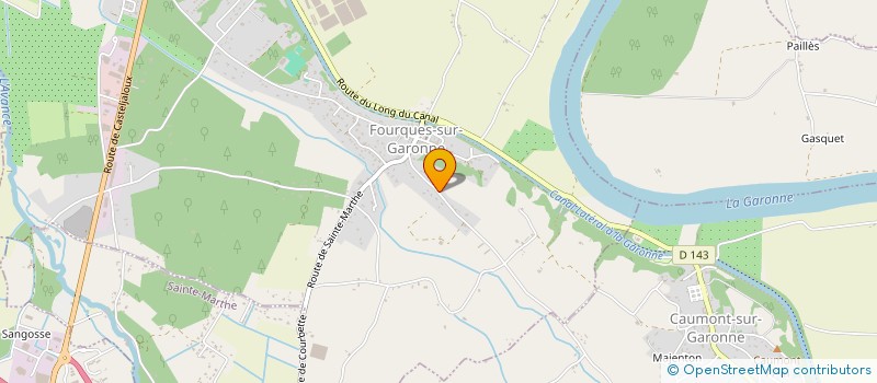 localisation de l'entreprise MADAME JOSETTE TRIVANI  FOURQUES-SUR-GARONNE