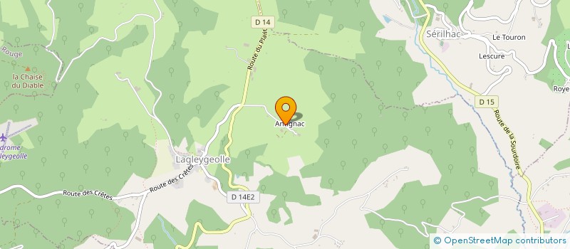 localisation de l'entreprise MADAME JOSETTE ULMET à LAGLEYGEOLLE