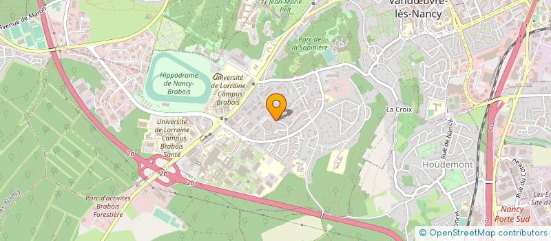 localisation de l'entreprise MADAME JOSETTE VAISSE  VANDUVRE-LES-NANCY