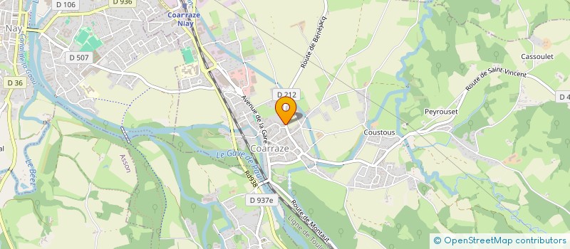 localisation de l'entreprise MADAME JOSETTE VALDIVIESO  COARRAZE