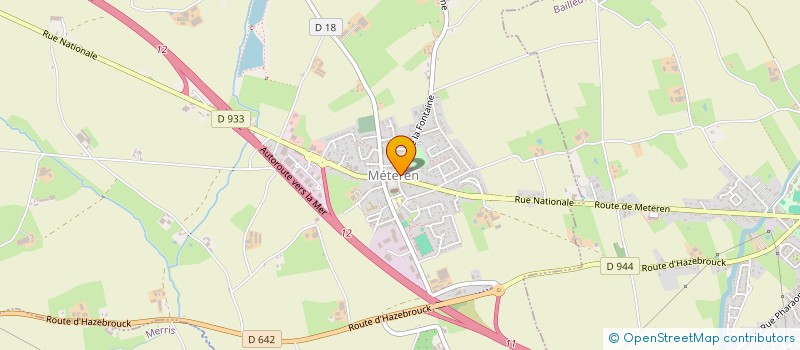 localisation de l'entreprise MADAME JOSETTE VANDENBUSSCHE à METEREN