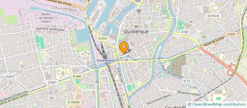 localisation de l'entreprise MADAME JOSETTE VANLICHTERVELDE à DUNKERQUE