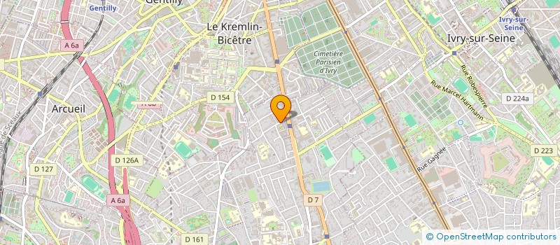 localisation de l'entreprise MADAME JOSETTE VARACHAUX à VILLEJUIF