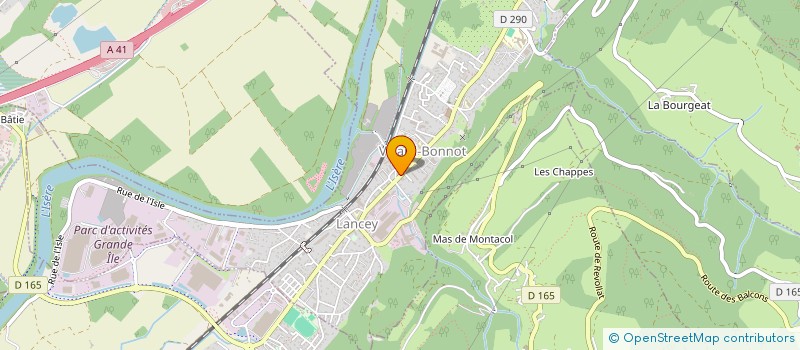 localisation de l'entreprise MADAME JOSETTE VIEUX-ROCHAZ  VILLARD-BONNOT