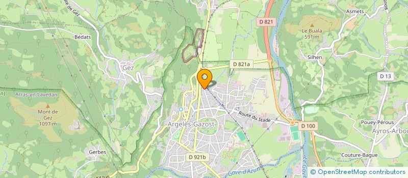 localisation de l'entreprise MADAME JOSETTE VIGNES  ARGELES-GAZOST