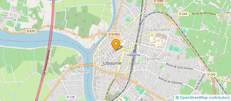 localisation de l'entreprise MADAME JOSETTE VILAIN à LIBOURNE