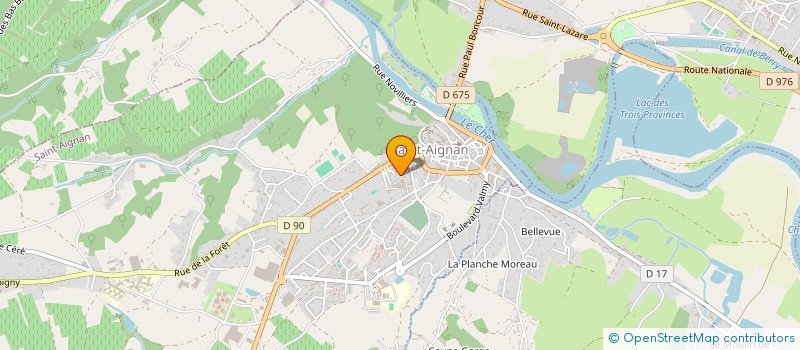 localisation de l'entreprise MADAME JOSETTE VILLETTE à SAINT-AIGNAN