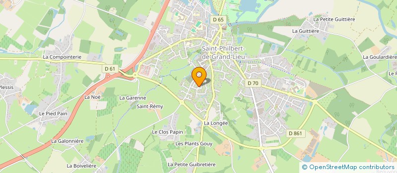 localisation de l'entreprise MADAME JOSETTE VRET à SAINT-PHILBERT-DE-GRAND-LIEU