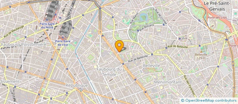 localisation de l'entreprise MADAME JOSETTE VUILLERMIN  PARIS