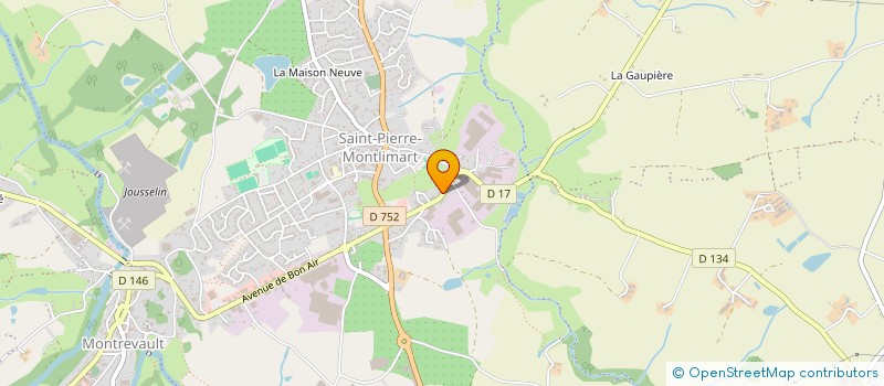 localisation de l'entreprise MADAME JOSETTE ZAGOUG à MONTREVAULT-SUR-EVRE