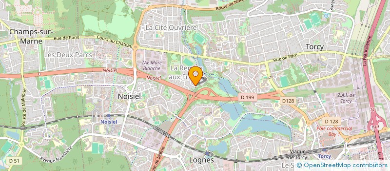 localisation de l'entreprise MADAME JOSETTE ZANARDO  NOISIEL