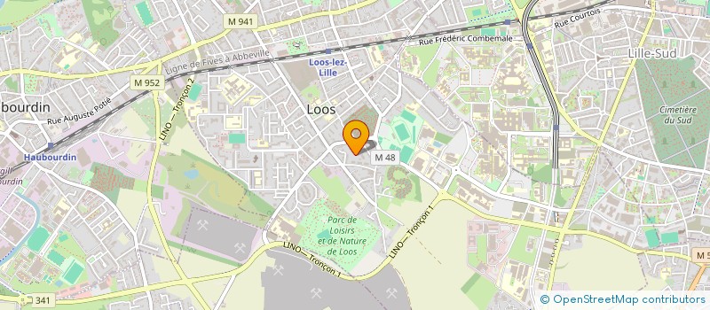 localisation de l'entreprise MADAME JOSHNA VERFAILLIE  LOOS