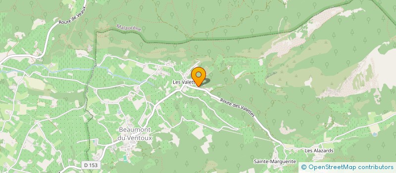 localisation de l'entreprise MADAME JOSIAN TERTULLIEN  BEAUMONT-DU-VENTOUX