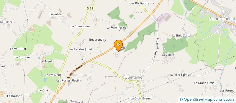 localisation de l'entreprise MADAME JOSIANE AGAR  LAMBALLE-ARMOR