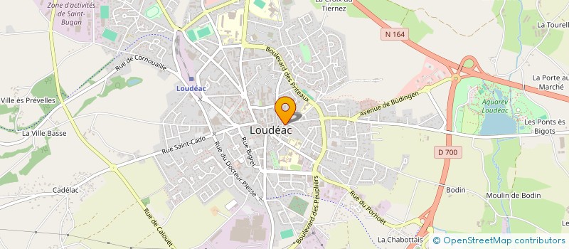 localisation de l'entreprise MADAME JOSIANE AGBATOU CHIA à LOUDEAC