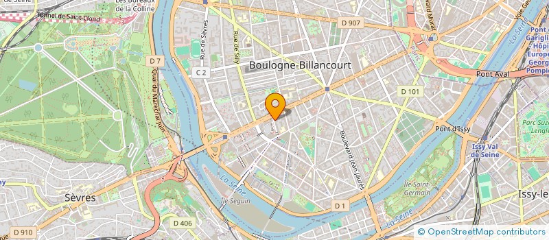 localisation de l'entreprise MADAME JOSIANE AIX  BOULOGNE-BILLANCOURT