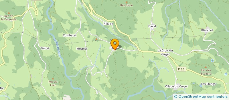 localisation de l'entreprise MADAME JOSIANE ALAMARTINE  ARFEUILLES