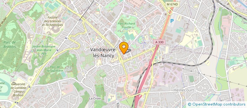 localisation de l'entreprise MADAME JOSIANE ANDEME MEYE  VANDUVRE-LES-NANCY