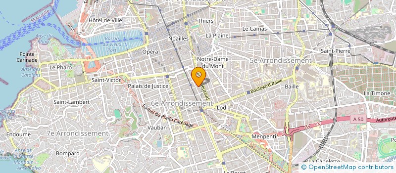 localisation de l'entreprise MADAME JOSIANE ANTONINI à MARSEILLE