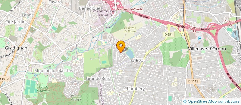 localisation de l'entreprise MADAME JOSIANE ARMAND à VILLENAVE D ORNON