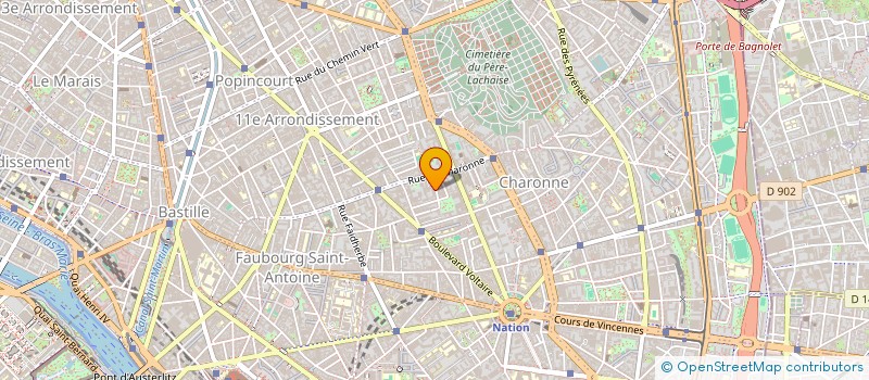 localisation de l'entreprise MADAME JOSIANE ATTAL  PARIS