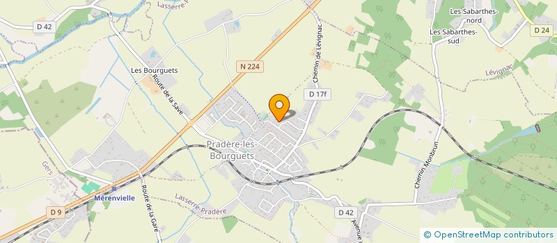 localisation de l'entreprise MADAME JOSIANE BACHIMONT  LASSERRE-PRADERE