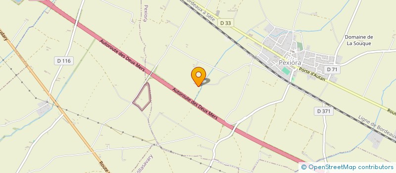 localisation de l'entreprise MADAME JOSIANE BARDOUIN  PEXIORA
