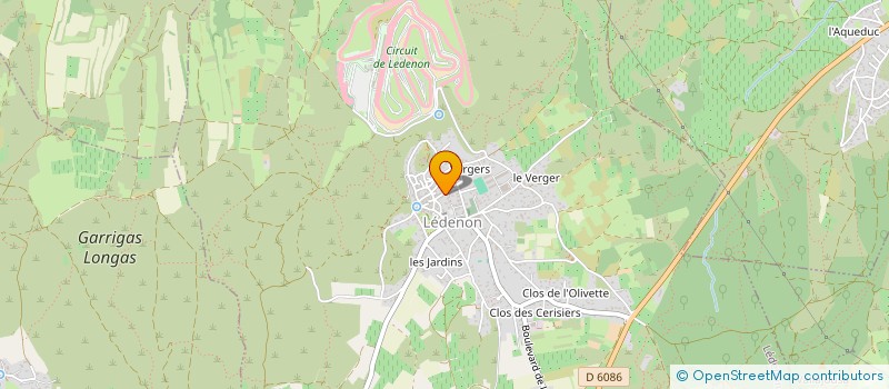 localisation de l'entreprise MADAME JOSIANE BARDY  LEDENON