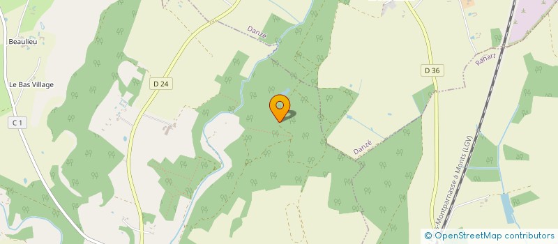 localisation de l'entreprise MADAME JOSIANE BARNAULT  AZE