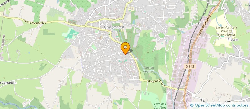 localisation de l'entreprise MADAME JOSIANE BARNON à CHAPONOST