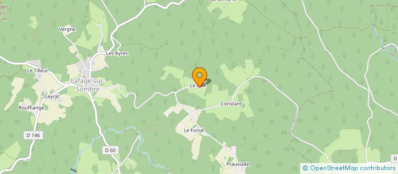 localisation de l'entreprise MADAME JOSIANE BARRIERE  SAINT-PARDOUX-LA-CROISILLE