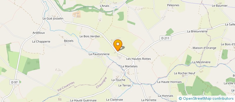 localisation de l'entreprise MADAME JOSIANE BATTAIS  VAL-COUESNON