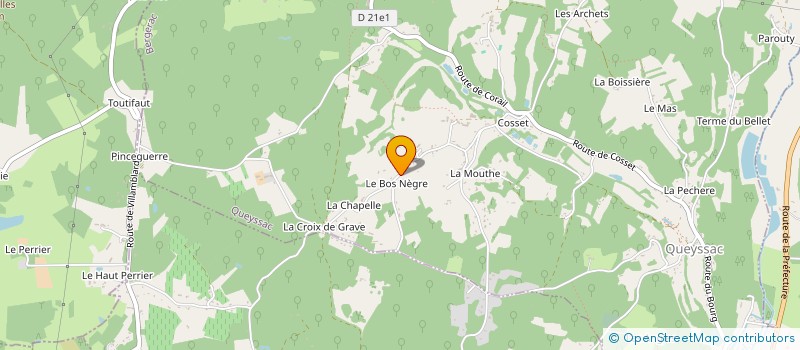 localisation de l'entreprise MADAME JOSIANE BATTISTON à QUEYSSAC