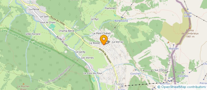 localisation de l'entreprise MADAME JOSIANE BAUD à CHATEL