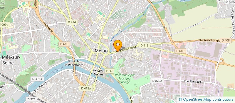 localisation de l'entreprise MADAME JOSIANE BAUME à MELUN