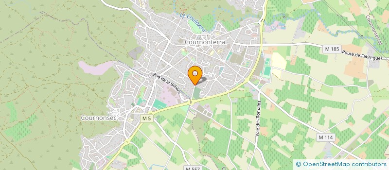 localisation de l'entreprise MADAME JOSIANE BAUMLIN à COURNONTERRAL